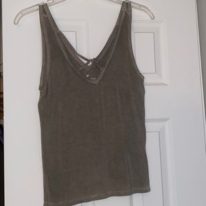 American eagle tank top olive green